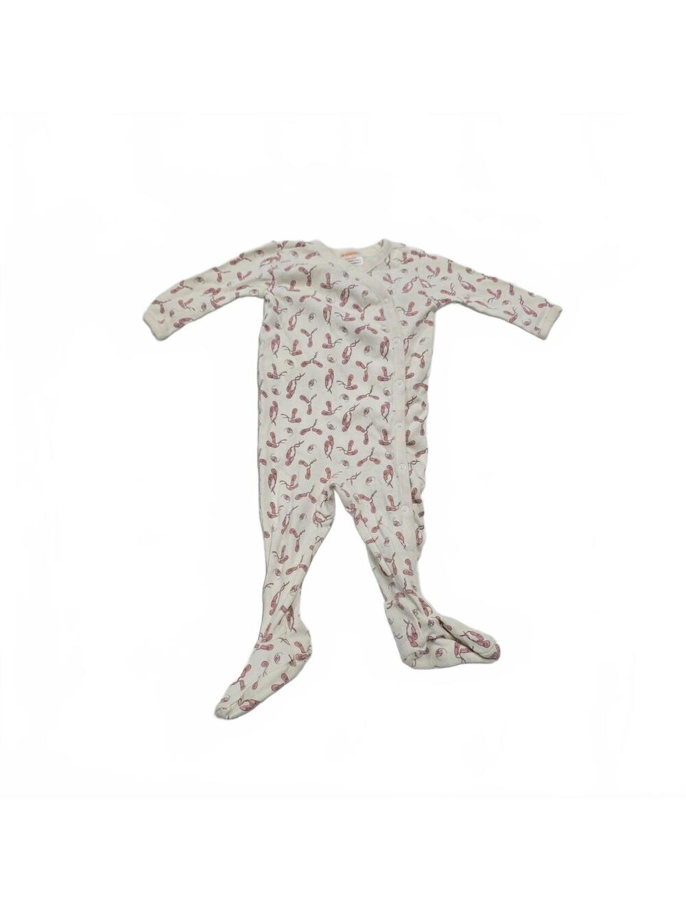 Vintage Gymboree Baby Girl Clothes One Piece Footie Pajamas Gymmies 3-6 Ballet